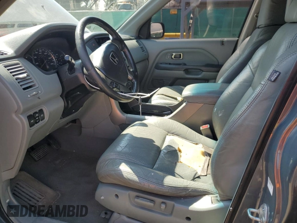 2003 Honda Pilot EX with VIN 2HKYF18663H531078, listed as a Copart auction lot 52355335 with 170,453 mi miles and Salvage Title. Bid and sale history available at DreamBid. Image 7.