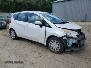 2015 Nissan Note SV with VIN 3N1CE2CP4FL359613, listed as a Copart auction lot 58637945 with Not provided miles and Salvage title. Bid and sale history available at DreamBid. Image 4.