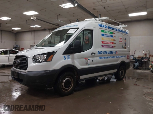 2018 Ford Transit with VIN 1FTYR1CM6JKA12527, listed as a IAAI auction lot 41117614 with 93,048 mi miles and . Bid and sale history available at DreamBid. Image 2.