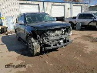 2020 Nissan Armada SL with VIN JN8AY2NC3L9621930, listed as a Copart auction lot 87659145 with 48,285 mi miles and Salvage Title. Bid and sale history available at carsss.com. Image 12.