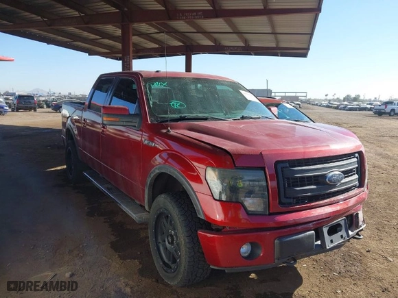 2013 Ford F-150 XL with VIN 1FTFW1EFXDKE45786, listed as a IAAI auction lot 41500157 with 138,434 mi miles. Bid and sale history available at carsss.com. Image 1.