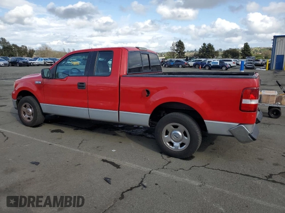 2005 Ford F-150 STX with VIN 1FTRX12W45FA41732, listed as a Copart auction lot 51269205 with 0 mi miles and Salvage Title. Bid and sale history available at carsss.com. Image 2.