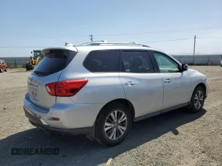 2020 Nissan Pathfinder S with VIN 5N1DR2AN7LC618959, listed as a Copart auction lot 57436355 with 66,458 mi miles and Salvage title. Bid and sale history available at DreamBid. Image 3.