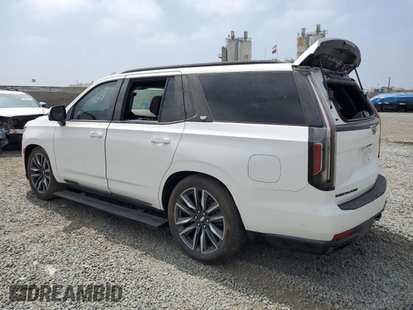 2022 Cadillac Escalade Sport Platinum with VIN 1GYS4GKL9NR192951, listed as a Copart auction lot 58551175 with Not provided miles and Salvage title. Bid and sale history available at DreamBid. Image 2.