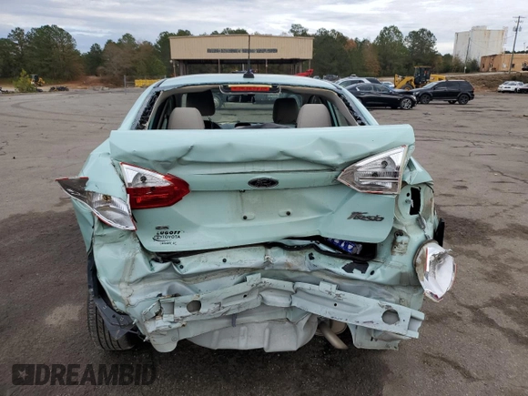 2017 Ford Fiesta SE with VIN 3FADP4BJ6HM134424, listed as a Copart auction lot 83703724 with Not Provided miles and Salvage Title. Bid and sale history available at DreamBid. Image 6.
