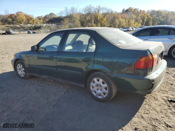 1999 Honda Civic DX with VIN 1HGEJ6623XL002365, listed as a Copart auction lot 78121684 with 226,715 mi miles and Clean Title. Bid and sale history available at carsss.com. Image 2.
