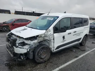 2019 Ford Transit Connect XL with VIN NM0GE9E28K1391181, listed as a Copart auction lot 44261365 with 52,441 mi miles and Salvage title. Bid and sale history available at DreamBid. Image 1.