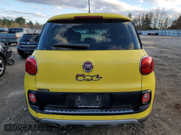 2014 FIAT 500L Trekking with VIN ZFBCFADH2EZ016949, listed as a Copart auction lot 80156724 with 41,827 mi miles and Clean Title. Bid and sale history available at carsss.com. Image 6.
