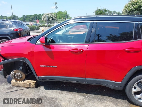 2021 Jeep Compass Limited with VIN 3C4NJDCB3MT599685, listed as a IAAI auction lot 42435075 with 58,426 mi miles and . Bid and sale history available at DreamBid. Image 15.