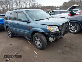 2006 Honda Pilot EX with VIN 5FNYF28436B013517, listed as a IAAI auction lot 41607406 with 235,561 mi miles and . Bid and sale history available at DreamBid. Image 1.