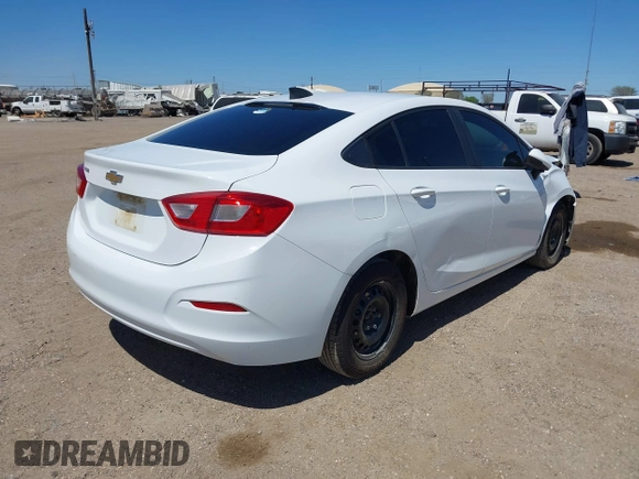 2018 Chevrolet Cruze LS with VIN 1G1BC5SM5J7142519, listed as a IAAI auction lot 41819086 with 97,592 mi miles and . Bid and sale history available at DreamBid. Image 4.