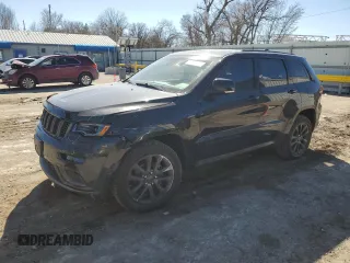 2019 Jeep Grand Cherokee High Altitude with VIN 1C4RJFCG5KC639198, listed as a Copart auction lot 46279795 with 75,359 mi miles and Salvage title. Bid and sale history available at DreamBid. Image 1.