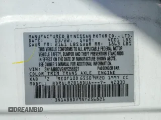 2022 Nissan Sentra SR with VIN 3N1AB8DV9NY256821, listed as a Copart auction lot 50524955 with 16,108 mi miles and Salvage Title. Bid and sale history available at carsss.com. Image 14.