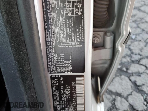 2004 BMW 3 Series 330i with VIN WBAEV53464KM36409, listed as a Copart auction lot 89025775 with 208,680 mi miles and Salvage Title. Bid and sale history available at carsss.com. Image 14.