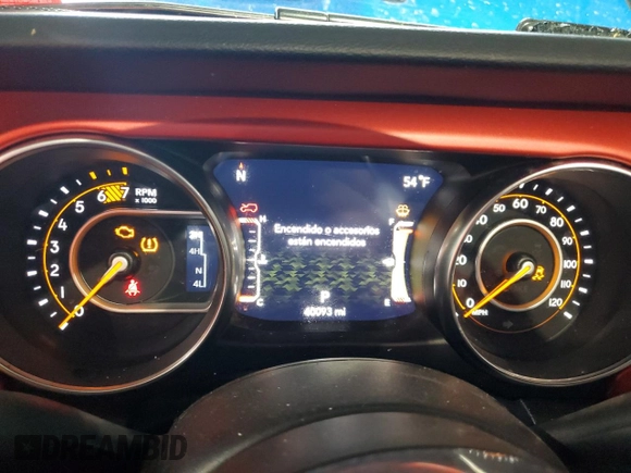 2023 Jeep Wrangler Rubicon z VIN 1C4HJXFN7PW693166, wystawiony jako Copart lot #84430324 z przebiegiem 40 093 mil mil oraz Szkoda całkowita • Salvage title. Historia ofert i sprzedaży dostępna na DreamBid. Obrazek 9.