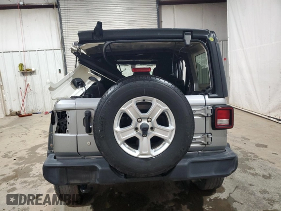 2020 Jeep Wrangler Unlimited Sport with VIN 1C4HJXDN5LW220413, listed as a Copart auction lot 88042855 with 47,205 mi miles and Clean title. Bid and sale history available at DreamBid. Image 6.