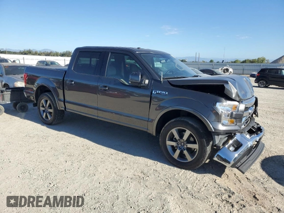 2017 Ford F-150 XL with VIN 1FTEW1EP9HKE16709, listed as a Copart auction lot 66039295 with 95,713 mi miles and Salvage title. Bid and sale history available at DreamBid. Image 4.