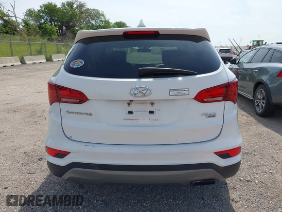 2017 Hyundai Santa Fe 2.4L with VIN 5NMZTDLB5HH018198, listed as a IAAI auction lot 42523632 with 144,883 mi miles and . Bid and sale history available at DreamBid. Image 17.