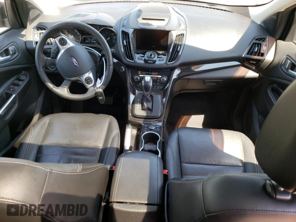 2015 Ford Escape Titanium with VIN 1FMCU9J94FUB31934, listed as a Copart auction lot 58327654 with 93,581 mi miles and Salvage Title. Bid and sale history available at carsss.com. Image 8.