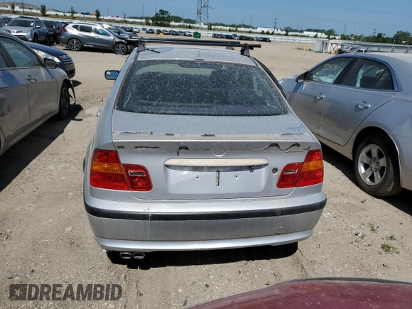 2004 BMW 3 Series 325xi with VIN WBAEU33404PM60151, listed as a Copart auction lot 57120235 with 116,859 mi miles and Salvage title. Bid and sale history available at DreamBid. Image 6.