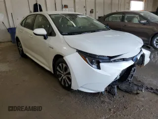 2021 Toyota Corolla Hybrid LE with VIN JTDEAMDE5MJ031325, listed as a Copart auction lot 51840775 with 53,624 mi miles and Salvage Title. Bid and sale history available at carsss.com. Image 4.