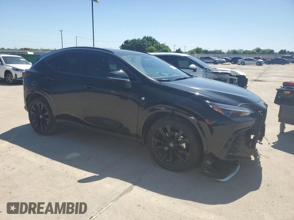 2024 Lexus NX with VIN JTJKKCFZ1R2034733, listed as a Copart auction lot 54135635 with 0 mi miles and Salvage Title. Bid and sale history available at carsss.com. Image 4.