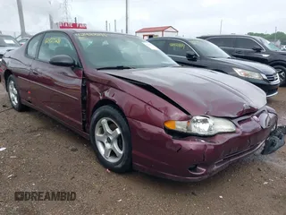 2003 Chevrolet Monte Carlo SS with VIN 2G1WX12K939259891, listed as a IAAI auction lot 42427281 with 128,385 mi miles and . Bid and sale history available at DreamBid. Image 1.