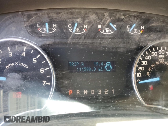 2011 Ford F-150 XL with VIN 1FTEX1CMXBKE18319, listed as a Copart auction lot 56668365 with 111,598 mi miles and Salvage title. Bid and sale history available at DreamBid. Image 9.
