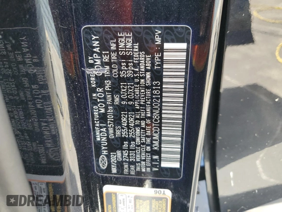 2022 Genesis GV70 Sport с VIN KMUMCDTC8NU021813, выставлен на аукционе Copart как лот 60446205 с пробегом 38 285 миль миль и Списание • Salvage title. История ставок и продаж доступна на DreamBid. Изображение 13.
