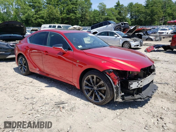 2023 Lexus IS with VIN JTHGZ1E2XP5029098, listed as a Copart auction lot 60492824 with 8,314 mi miles and Salvage Title. Bid and sale history available at carsss.com. Image 4.