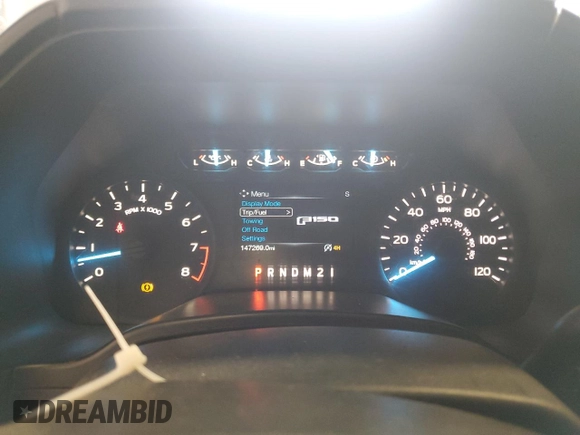 2018 Ford F-150 XL with VIN 1FTEX1EB3JKD24048, listed as a Copart auction lot 60291105 with 147,269 mi miles and Clean title. Bid and sale history available at DreamBid. Image 9.