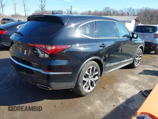 2023 Acura MDX w/Technology Package with VIN 5J8YE1H47PL018815, listed as a IAAI auction lot 41849145 with 28,045 mi miles. Bid and sale history available at carsss.com. Image 4.