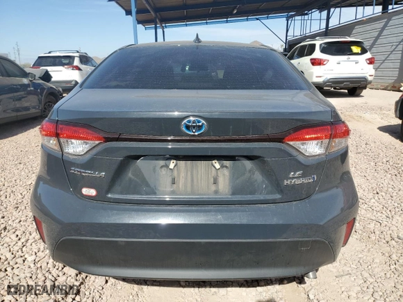 2024 Toyota Corolla Hybrid LE with VIN JTDBCMFE8R3031969, listed as a Copart auction lot 44388305 with 58,059 mi miles and Salvage Title. Bid and sale history available at carsss.com. Image 6.