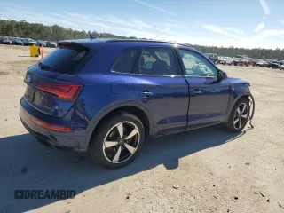 2022 Audi Q5 S line Prestige with VIN WA1FAAFY0N2003089, listed as a Copart auction lot 45195465 with 48,293 mi miles and Salvage Title. Bid and sale history available at carsss.com. Image 3.
