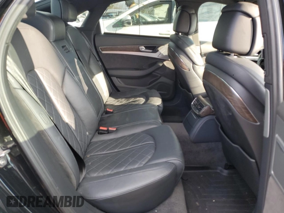 2016 Audi A8 with VIN WAUK3AFD8GN008759, listed as a Copart auction lot 81256324 with 86,244 mi miles and Salvage title. Bid and sale history available at DreamBid. Image 10.