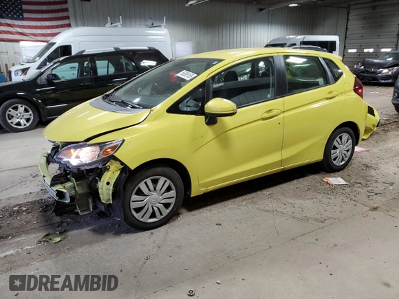 2016 Honda Fit LX with VIN JHMGK5H53GX020894, listed as a Copart auction lot 55095165 with 25,499 mi miles and Clean Title. Bid and sale history available at DreamBid. Image 1.