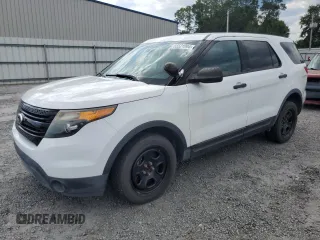 2014 Ford Utility Police Interceptor with VIN 1FM5K8AR0EGC60081, listed as a Copart auction lot 65521904 with 112,355 mi miles and Salvage Title. Bid and sale history available at carsss.com. Image 1.
