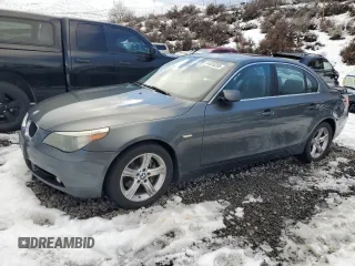 2006 BMW 5 Series 530xi with VIN WBANF73526CG66448, listed as a Copart auction lot 44556285 with 147,438 mi miles and Salvage Title. Bid and sale history available at carsss.com. Image 1.