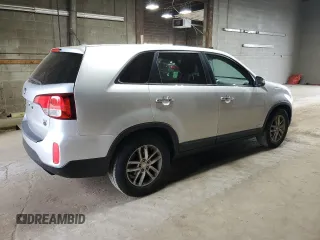2015 Kia Sorento LX with VIN 5XYKTCA6XFG604470, listed as a Copart auction lot 64114015 with 130,704 mi miles and Clean title. Bid and sale history available at DreamBid. Image 3.