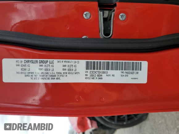 2014 Dodge Charger RT z VIN 2C3CDXCT5EH166019, wystawiony jako Copart lot #44645655 z przebiegiem 217 083 mil mil oraz Szkoda całkowita • Salvage title. Historia ofert i sprzedaży dostępna na DreamBid. Obrazek 13.