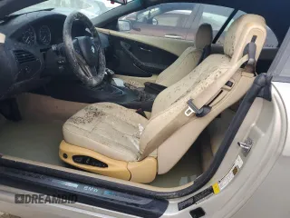 2006 BMW 6 Series 650Ci with VIN WBAEK13466CN72361, listed as a Copart auction lot 74586414 with 0 mi miles and Salvage Title. Bid and sale history available at carsss.com. Image 7.