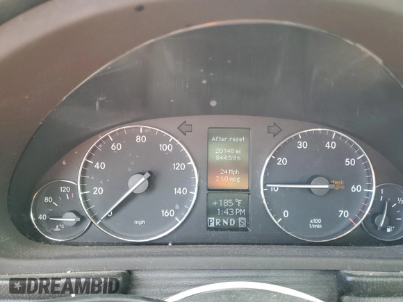 2006 Mercedes-Benz C 280 Luxury with VIN WDBRF92H06F774525, listed as a Copart auction lot 56531665 with 20,148 mi miles and Salvage title. Bid and sale history available at DreamBid. Image 9.