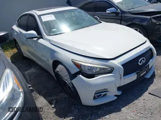 2017 Infiniti Q50 Signature Edition with VIN JN1EV7AP6HM743944, listed as a IAAI auction lot 41701528 with 73,747 mi miles and . Bid and sale history available at DreamBid. Image 1.