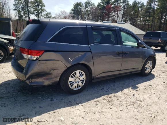 2014 Honda Odyssey LX with VIN 5FNRL5H29EB070753, listed as a Copart auction lot 54183465 with 85,104 mi miles and Clean Title. Bid and sale history available at carsss.com. Image 3.
