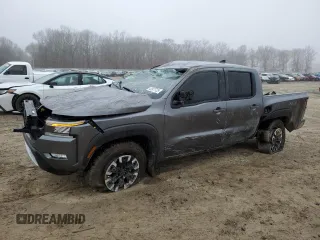 2024 Nissan Frontier PRO-4X with VIN 1N6ED1EK5RN627574, listed as a Copart auction lot 43977725 with 12,019 mi miles and Salvage Title. Bid and sale history available at carsss.com. Image 1.
