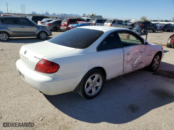 2002 Acura CL Type S with VIN 19UYA42712A004882, listed as a Copart auction lot 46714935 with 157,366 mi miles and Salvage Title. Bid and sale history available at carsss.com. Image 3.