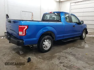 2015 Ford F-150 XL with VIN 1FTEX1CP9FKE25259, listed as a Copart auction lot 52537845 with 201,509 mi miles and Clean Title. Bid and sale history available at carsss.com. Image 3.