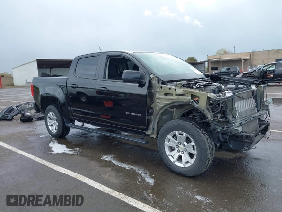 2021 Chevrolet Colorado 2WD LT with VIN 1GCGSCEN7M1239057, listed as a IAAI auction lot 41920091 with 44,066 mi miles and . Bid and sale history available at DreamBid. Image 1.