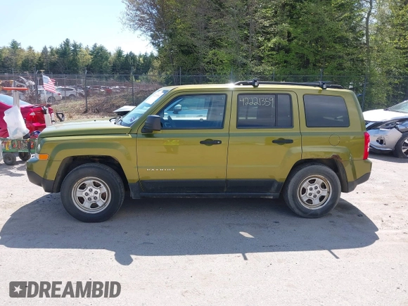 2012 Jeep Patriot Sport with VIN 1C4NJPBA6CD639580, listed as a IAAI auction lot 42221359 with 123,596 mi miles and . Bid and sale history available at DreamBid. Image 12.