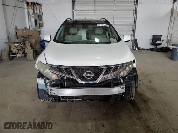 2011 Nissan Murano LE with VIN JN8AZ1MU3BW058668, listed as a Copart auction lot 50131535 with 162,931 mi miles and Salvage Title. Bid and sale history available at carsss.com. Image 5.